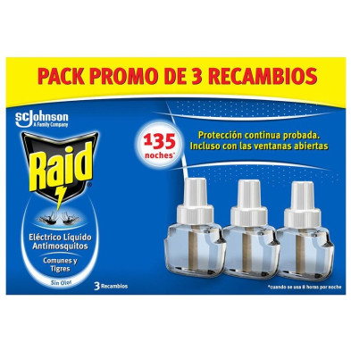 Proteccion Antimosquitos X 3 Recambios