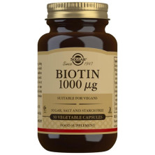 Solgar Biotine 1000Mcg (Vitamine B8) 50 G?Lules V?G?Tales