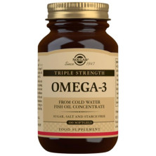 Omega-3 Triple Concentracion Cápsulas Blandas 100 U