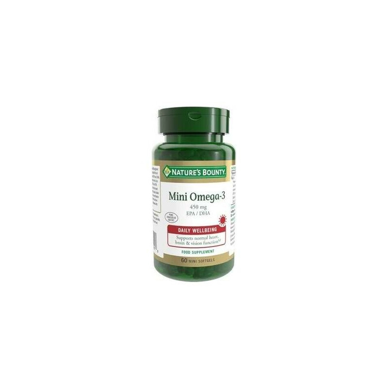 Mini Omega-3 450 Mg 60 Mini Cápsulas Blandas