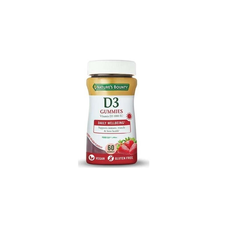 Vitamina D3 1000 Ui 60 Gummies