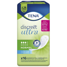 Discreet Ultra Compresa Incontinencia Normal 16 U
