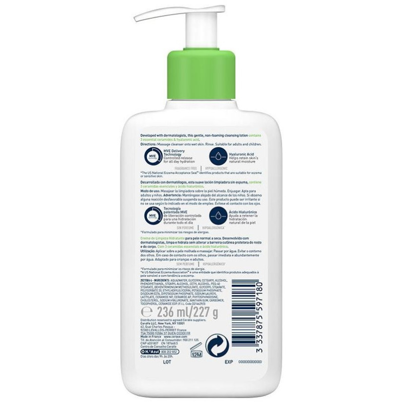 Hydrating Cleanser For Normal To Dry Skin 236 Ml
