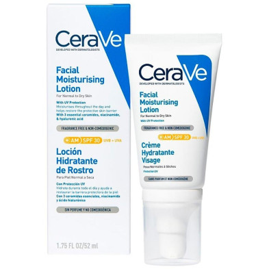 Cerave® Loción Hidratante De Rostro Spf30 52Ml