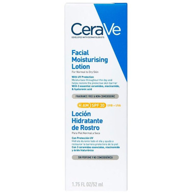 Cerave® Loción Hidratante De Rostro Spf30 52Ml