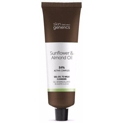 Skin Generics Sunflower 6 Almond Oil Gel-Oil To Milk Cleanser 100Ml