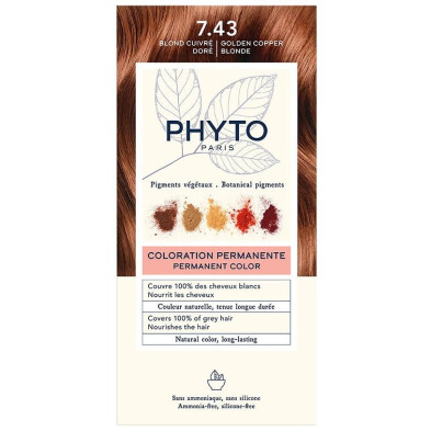 Phytocolor 7.43-Rubio Dorado Cobrizo 4 U