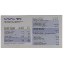 Kaidax Forte Cápsulas Anticaída 60 Caps