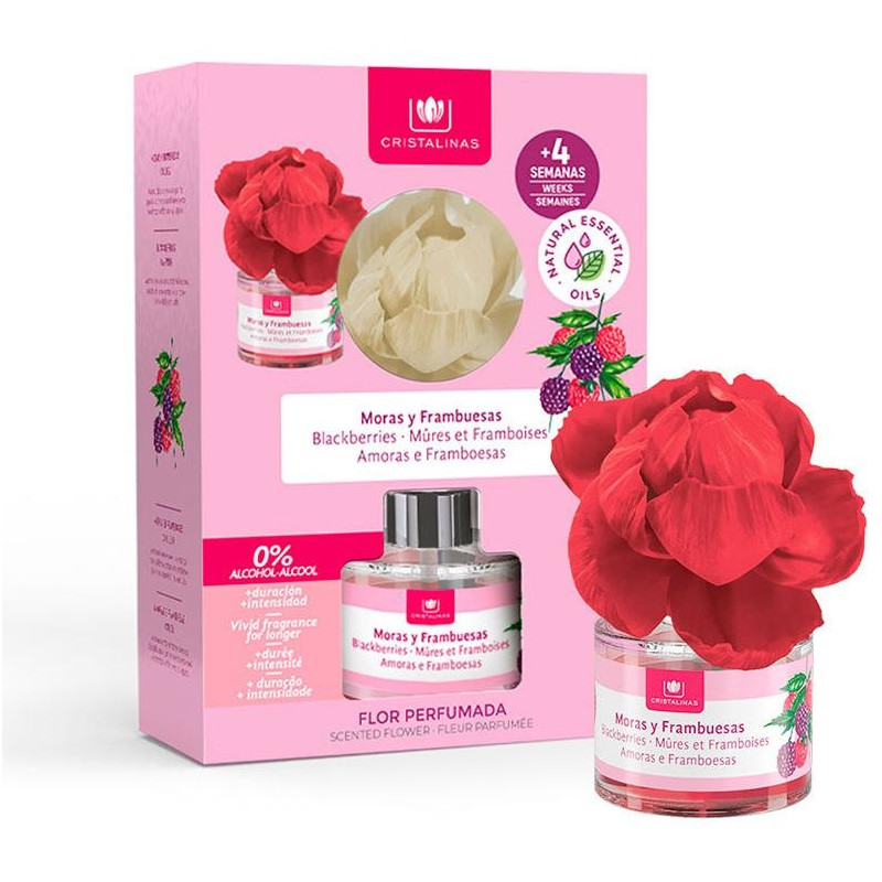 Cristalinas Flor Perfumada Ambientador Moras Y Frambuesas 40Ml
