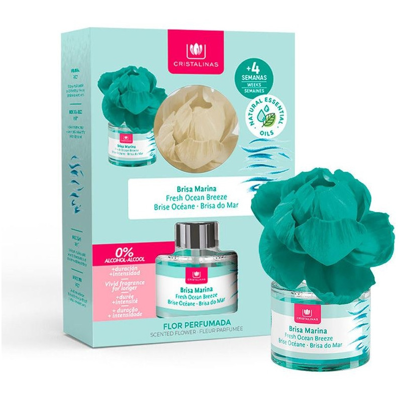 Cristalinas Flor Perfumada Ambientador Brisa Marina 40Ml