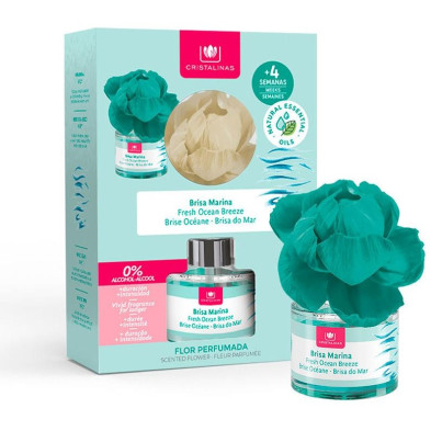 Cristalinas Flor Perfumada Ambientador Brisa Marina 40Ml