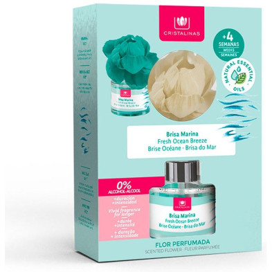 Cristalinas Flor Perfumada Ambientador Brisa Marina 40Ml