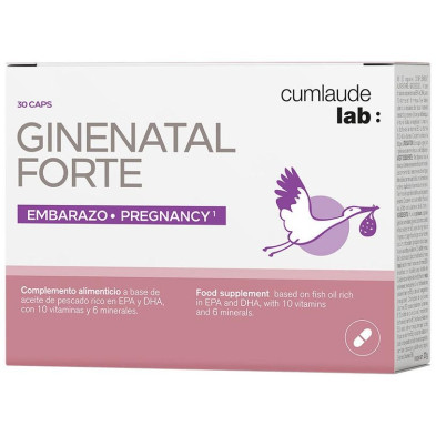 Ginenatal Forte Complemento Alimenticio Cápsulas 30 U