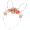 Inca Diadema Con Orejitas De Conejo Y Flores 1Ud