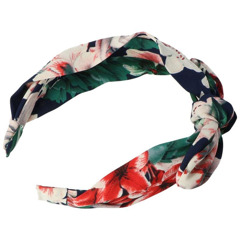 Diadema Forrada De Tela Con Lazo 1 U