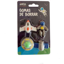 Gomas De Borrar Espacio Lote 4 Pz