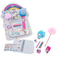 Papelería Unicornio Lote 8 Pz