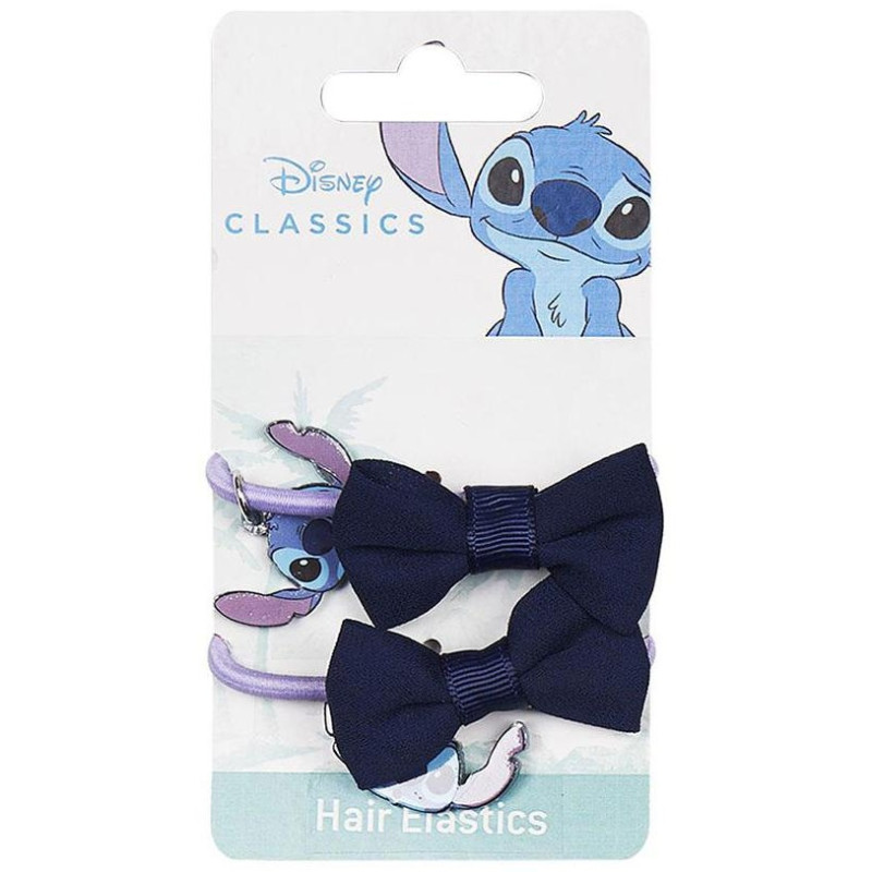 Elásticos Lazo Disney Stitch 7,4 X 12 ,5 X 2 Cm 2 U