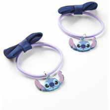 Elásticos Lazo Disney Stitch 7,4 X 12 ,5 X 2 Cm 2 U