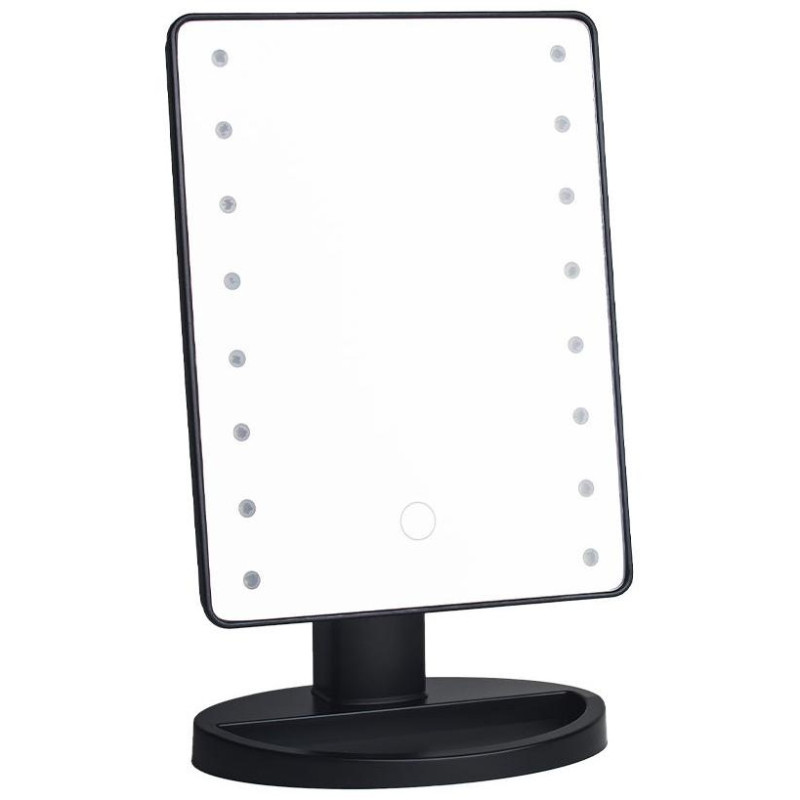 Carl Y Son Makeup Led Light Up Mirror Black 1Ud