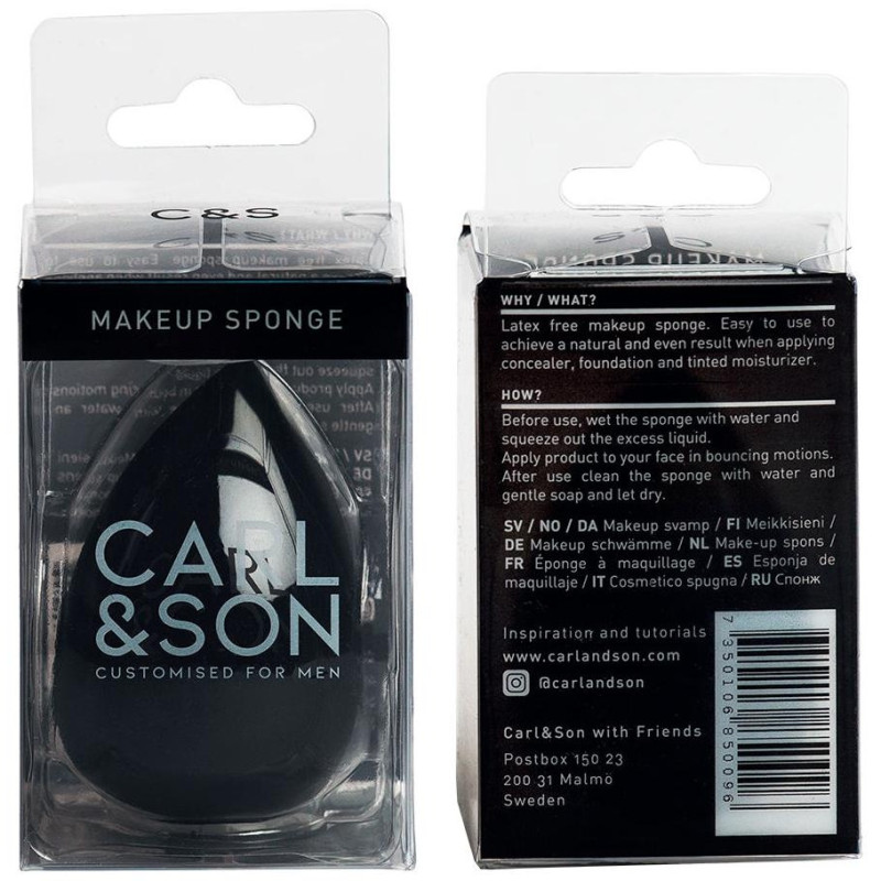 Carl Y Son Makeup Sponge Black 1Ud