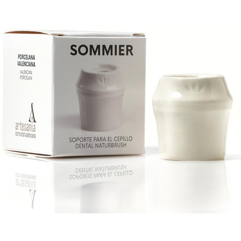 Sommier Soporte Para Cepillo Dental Blanco 1 Pz Sommier Soporte Para Cepillo Dental Blanco 1 Pz