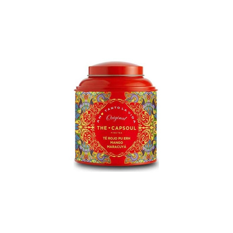 The Capsoul Té Rojo Pu Erh Mango Maracuyá 100G The Capsoul Té Rojo Pu Erh Mango Maracuyá 100G