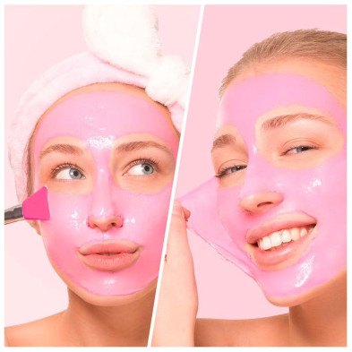 Biovene Pink Mask Glowing Complexion Peel-Off Treatment 75Ml