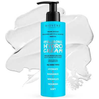 Hyaluronic Hydro Cream Mega-Moisturizing Body Cream Treatment 200 Ml