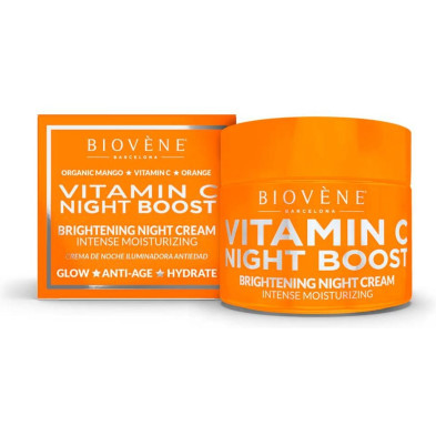 Vitamin C Night Boost Brightening Night Cream Intense Moisturizing 50 Ml