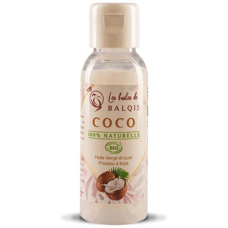 Les Huiles De Balquis Aceite Virgen Coco 100 % Orgánico 50Ml