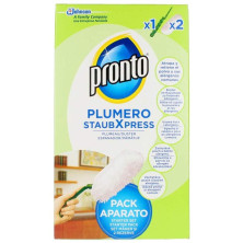 Pronto Plumero Atrapapolvo Aparato + 2 Recambios