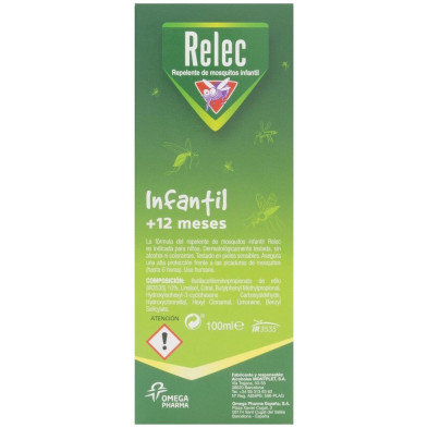 Relec Infantil +6 Meses Spray 100Ml