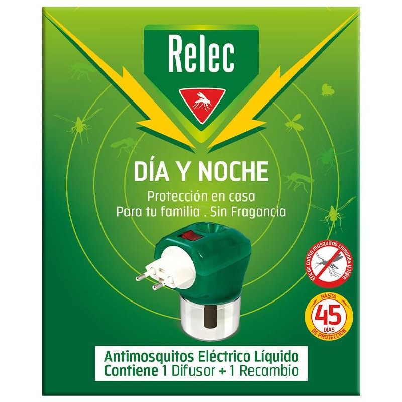 Relec Día Y Noche Antimosquitos Difusor Eléctrico + Recambio