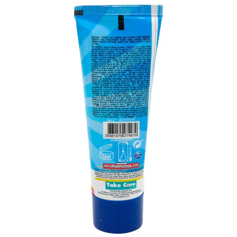 Nickelodeon Paw Patrol Dentífrico 50Ml