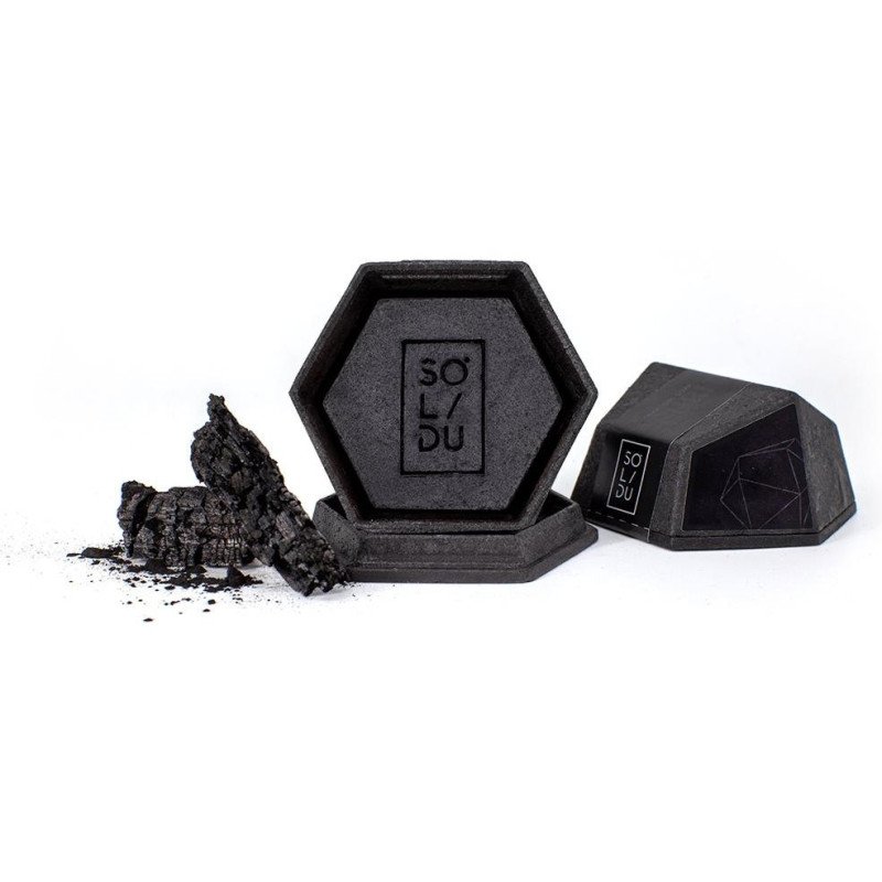 Solidu Purity Charcoal Y Tea Tree Face Y Body Soap 65G