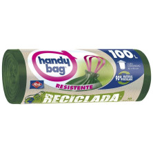 Handy Bag Reciclada Bolsa Basura Resistente 100 Litros 10 U