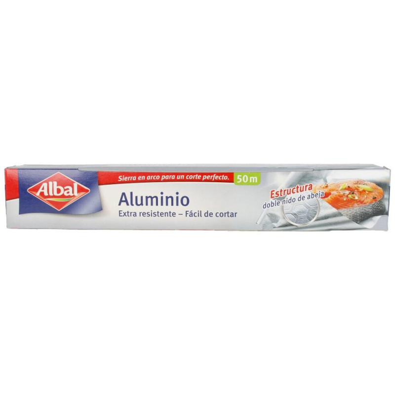 Papel Aluminio Extra Resistente Fácil De Cortar 50 Metros