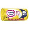 Handy Bag Reciclada Amarilla Bolsa Basura 30 Litros 15 U