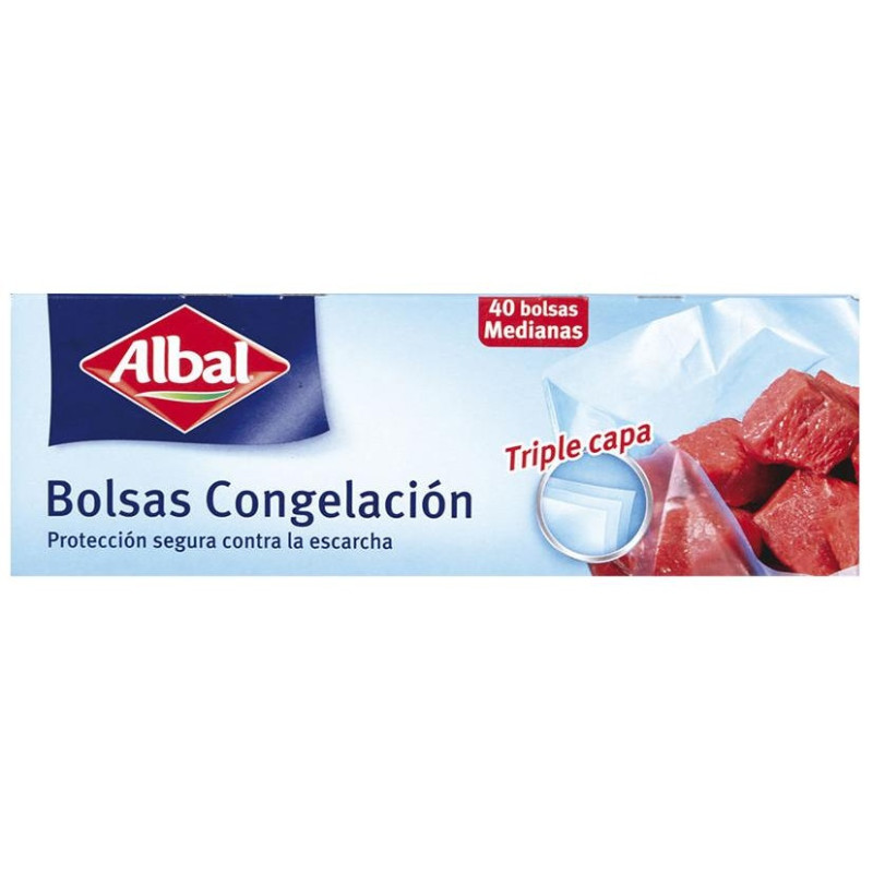 Bolsas Congelacion Medianas Triple Capa 40 U