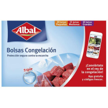 Bolsas Congelacion 3 Tamaños Triple Capa 45 U