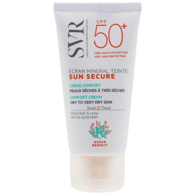 Sun Secure Ecran Mineral Teinte Peaux Sèches Spf50+ 60 Gr