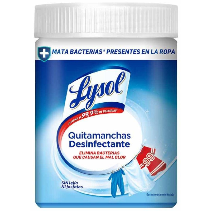 Quitamanchas Desinfectante Mata Bacterias En Ropa 450 Gr