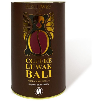 Café Kopi Luwak Bali 100% Grano 50 Gr