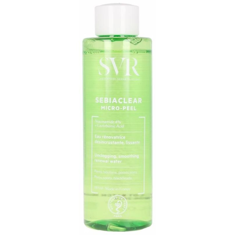 Svr Sebiaclear Micro-Peel Agua Dermatológica Desobstruyente Suavizante 150Ml Svr Sebiaclear Micro-Peel Agua Dermatológica Desobstruyente Suavizante 150Ml