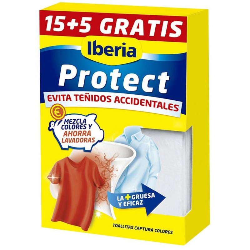 Iberia Protec Toallitas Absorbecolores 20 U