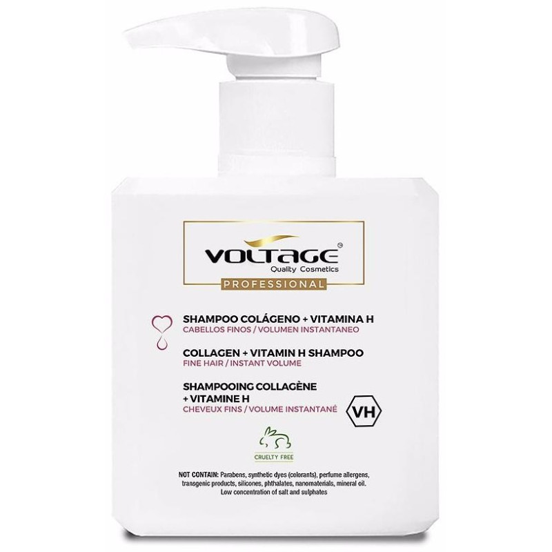 Colágeno + Vitamina H Champú 500 Ml Colágeno + Vitamina H Champú 500 Ml