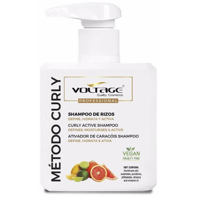Voltage Método Curly Champú De Rizos 500Ml Voltage Método Curly Champú De Rizos 500Ml