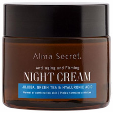 Alma Secret Multi-Reparadora Noche Antiedad Con Jojoba, Té Verde Y Hialurónico 50Ml
