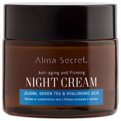 Alma Secret Multi-Reparadora Noche Antiedad Con Jojoba, Té Verde Y Hialurónico 50Ml